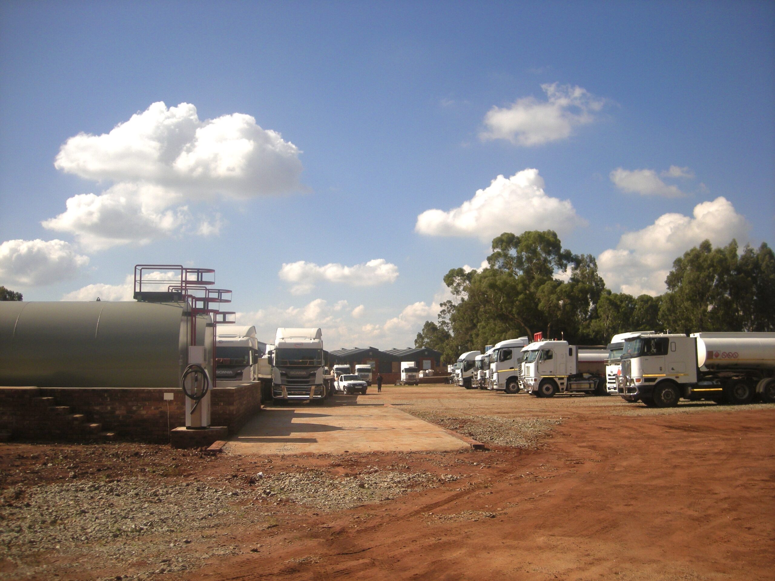 Del Oil depot storage tanks