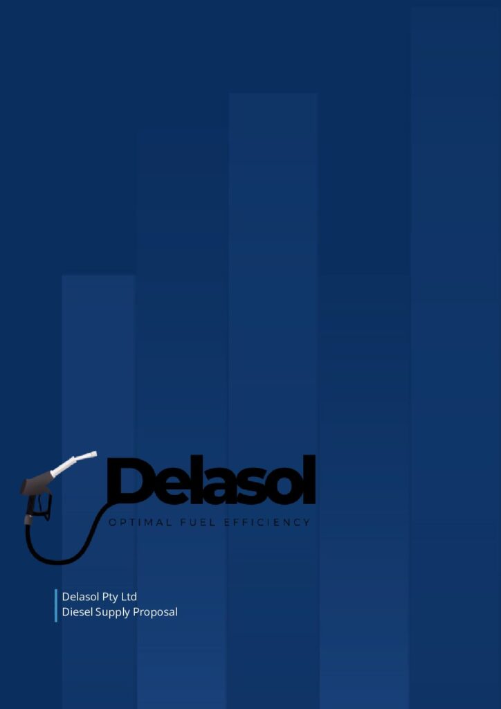 Cover of Diesel Supply Proposal